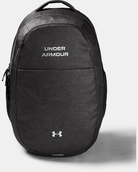 Women's UA Hustle Signature Backpack, Gray, pdpMainDesktop image number 0